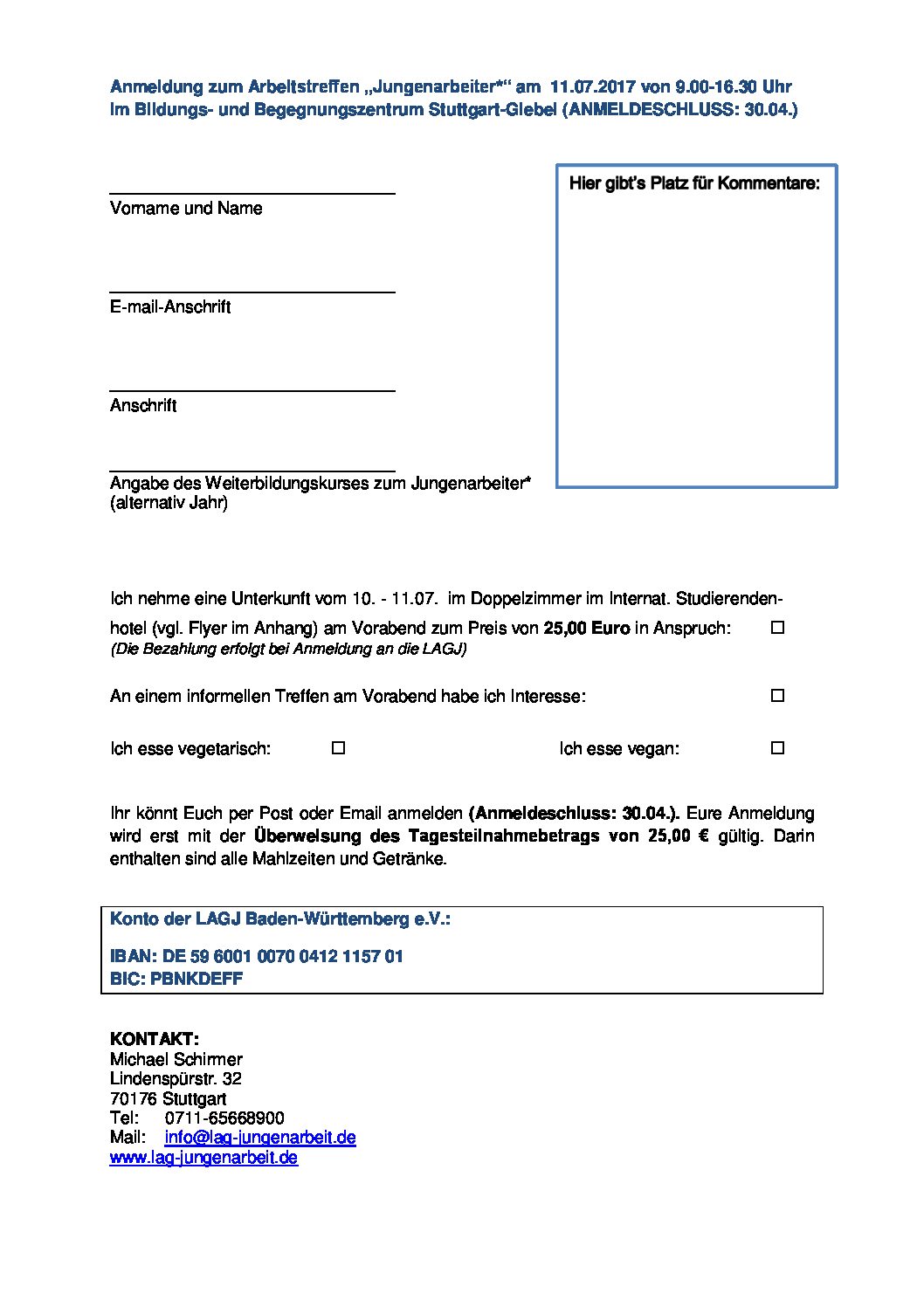 Mitgliederversammlung LAGJM & Fachdialog