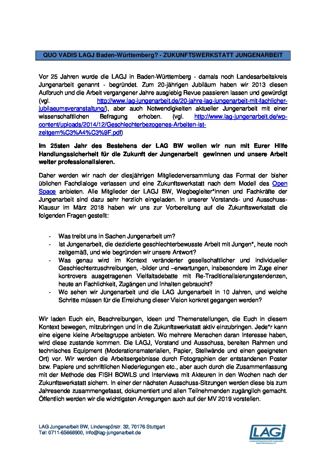 Gefängnis-Grenzen-Männlichkeiten. Ein Workshop zu Interventionen bei männlicher* Delinquenz.
