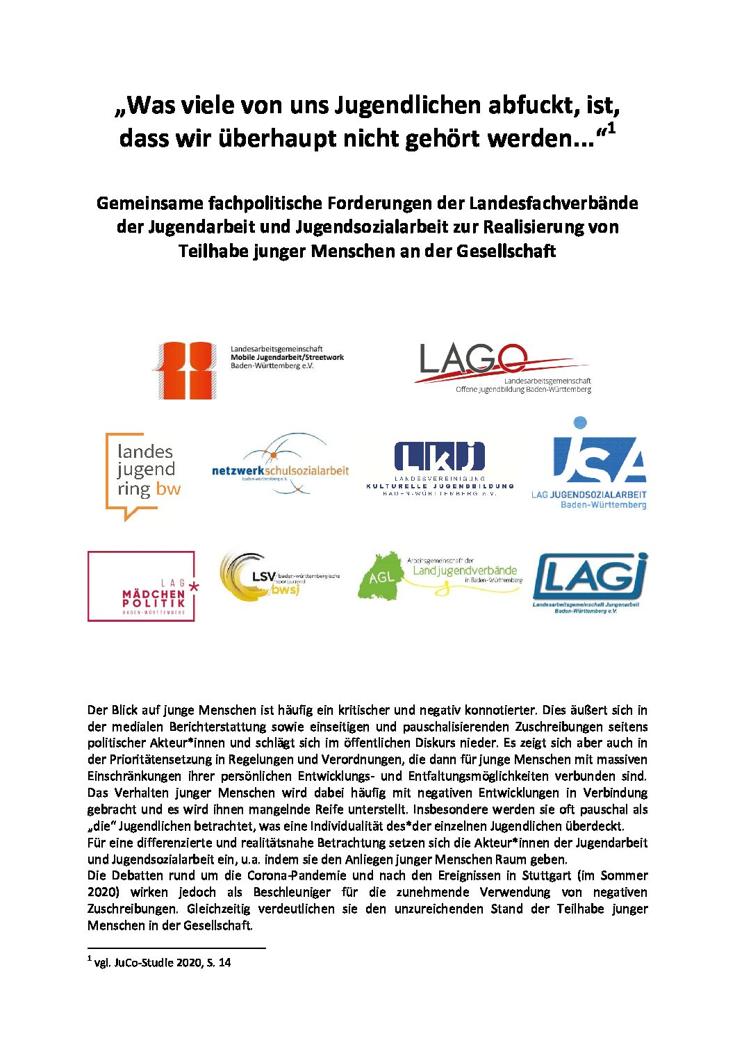 LAGJM-MV & Fachdialog "Weißsein und Rassismus – Impulse für die eigenen und institutionellen fachlichen Positionierungen. (mit Tsepo Bollwinkel)