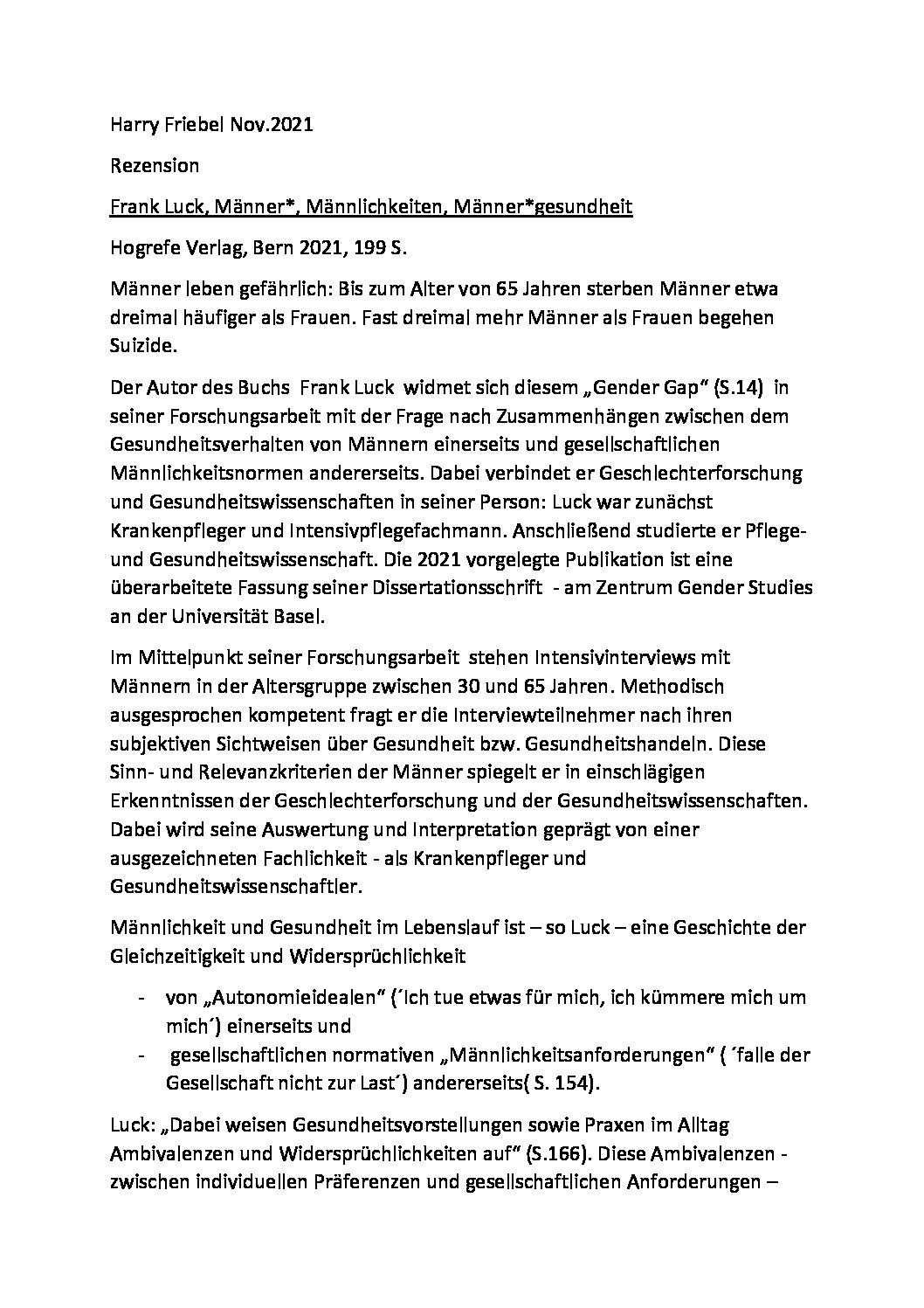 Weiterbildung Jungenarbeiter*in IX, Modul 1