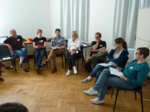 Publikum beim Workshop mit Bärbel Härdt