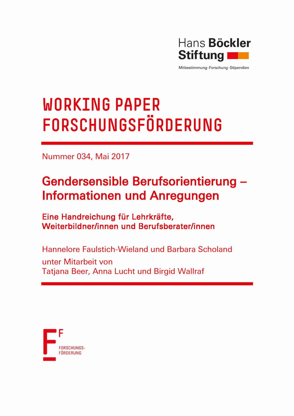 Vorschaubild "Gendersensible Berufsorientierung"