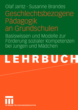 Buchcover "Geschlechterbezogene Pädagogik an Grundschulen" von Olaf Jantz