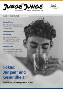 Buchcover "Fokus: Jungen und Gesundheit" von der LAG Jungenarbeit NRW